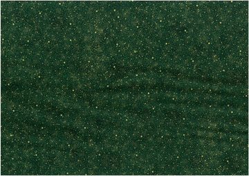 Snow Crystals Green
